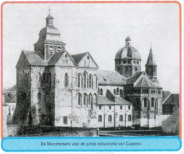 De Munsterkerk voor de grote restauratie van Cuypers
